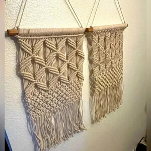 Macrame decor 2 of the same, both included in price